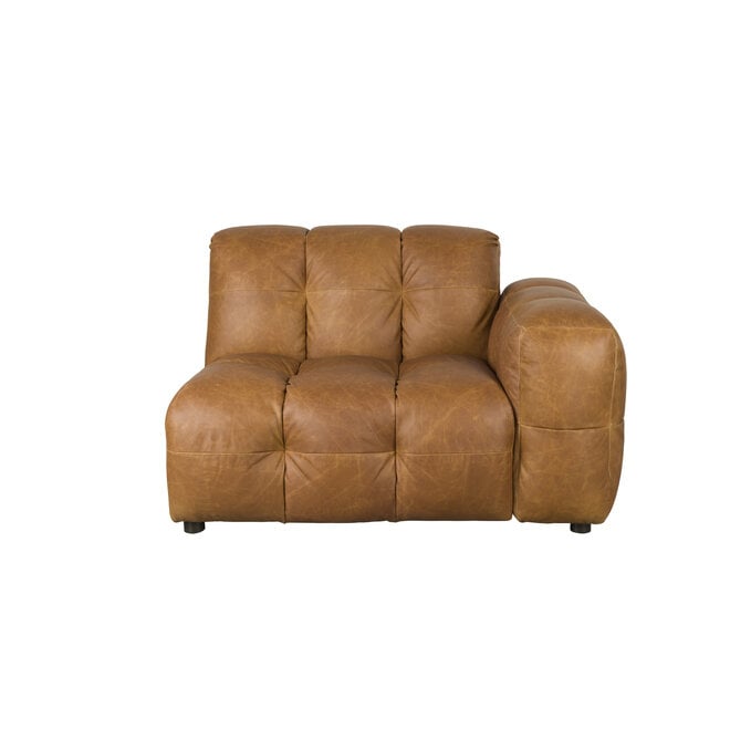Bank Element Hackman With Arm Rechts Leer Cognac