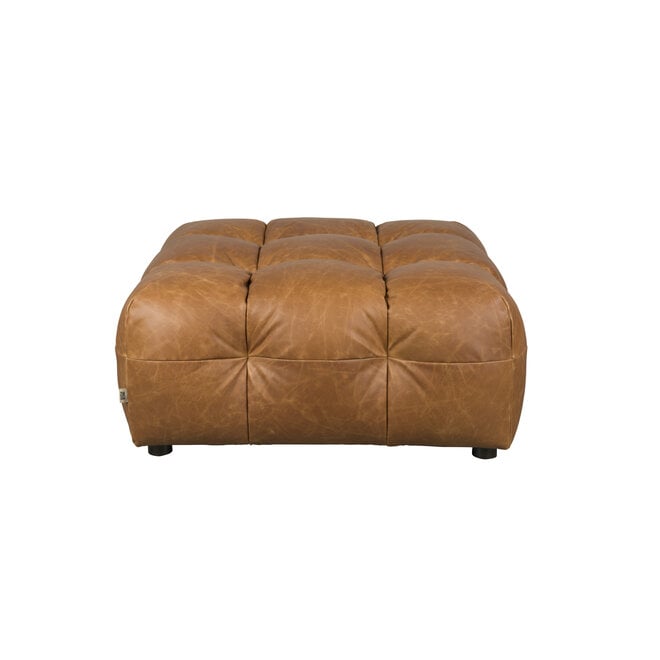 Hocker Hackman Leer Cognac