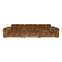 Bank Hackman 4,5-Seater Velours Cognac