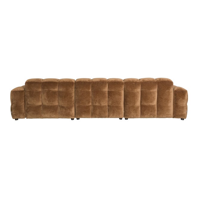 Bank Hackman 4,5-Seater Velours Cognac