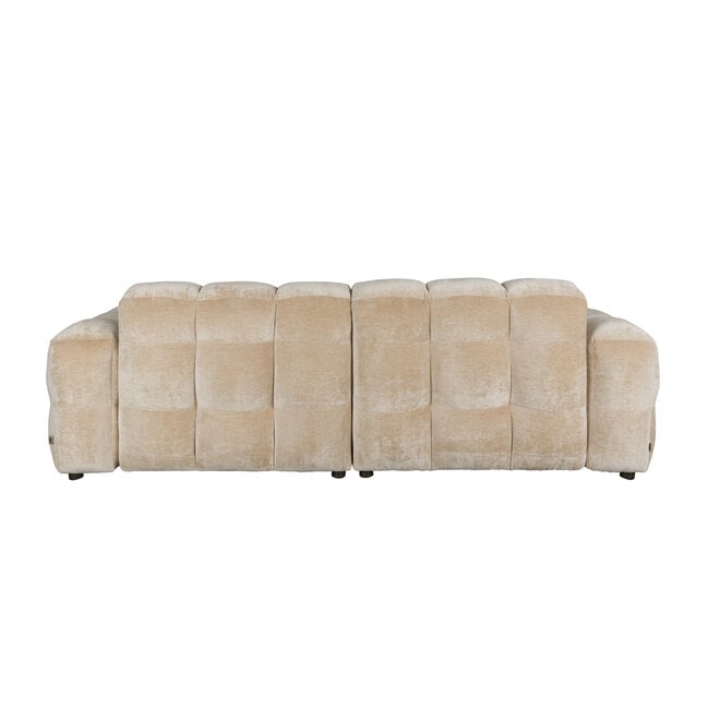 Bank Hackman 3-Seater Velours Beige