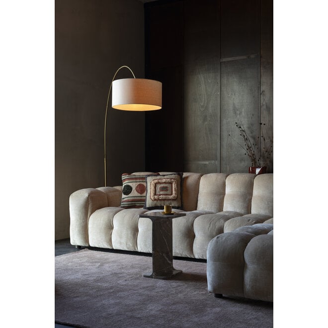 Bank Hackman 4,5-Seater Velours Beige