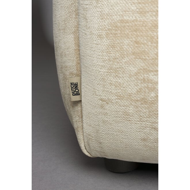 Bank Hackman 4,5-Seater Velours Beige