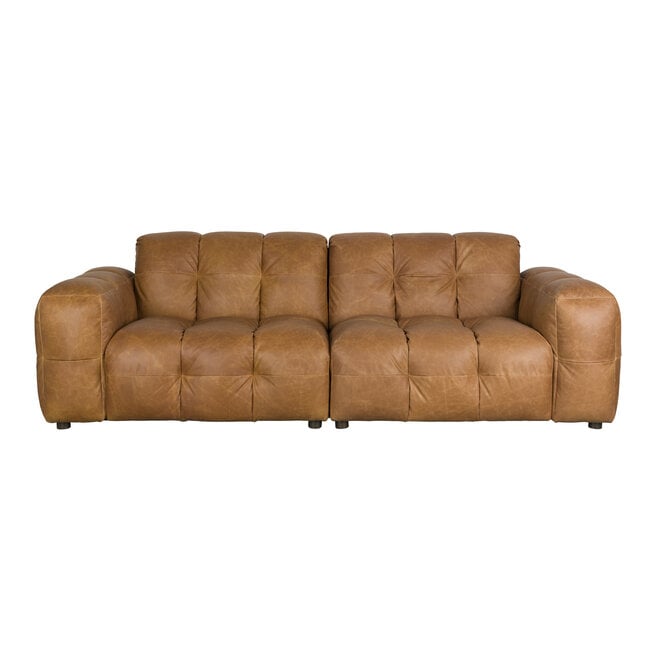 Bank Hackman 3-Seater Leer Cognac