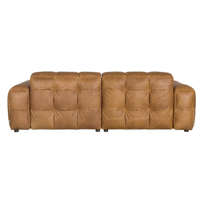Bank Hackman 3-Seater Leer Cognac