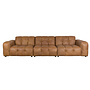 Bank Hackman 4,5-Seater Leer Cognac