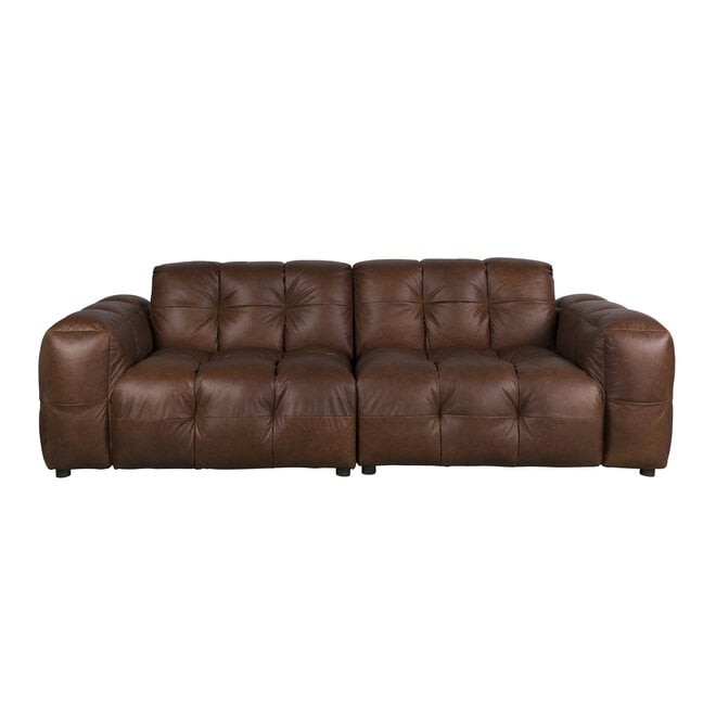 Bank Hackman 3-Seater Leer Chocolate