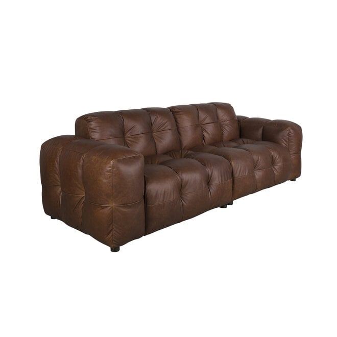 Bank Hackman 3-Seater Leer Chocolate
