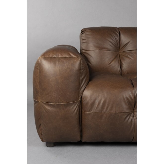 Bank Hackman 3-Seater Leer Chocolate