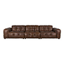 Bank Hackman 4,5-Seater Leer Chocolate