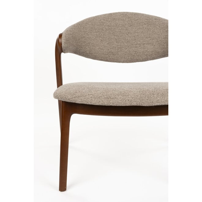 Lounge stoel Babington Walnut