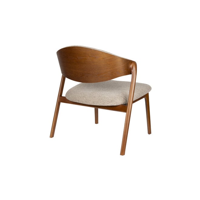 Lounge stoel Babington Walnut