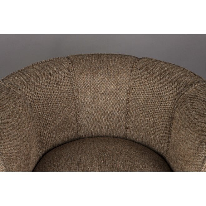 Lounge stoel FLaager bruin