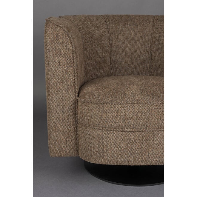 Lounge stoel FLaager bruin
