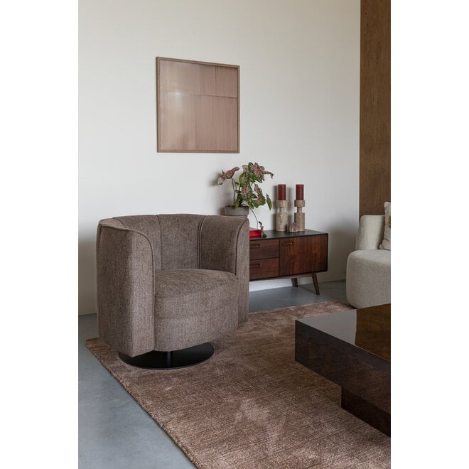 Lounge stoel FLaager bruin