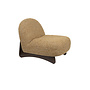 Lounge stoel Loom bruin