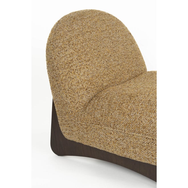 Lounge stoel Loom bruin