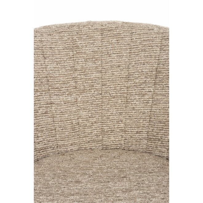 Lounge stoel Georgia Soft bruin
