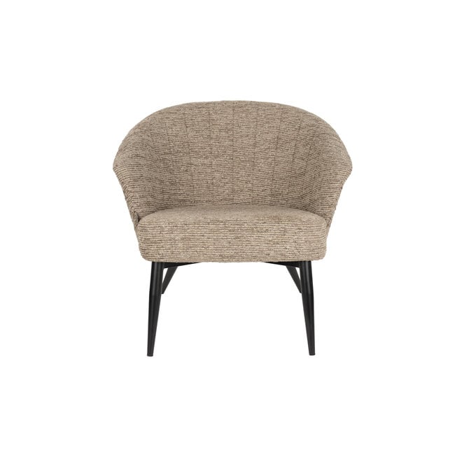 Lounge stoel Georgia Soft bruin