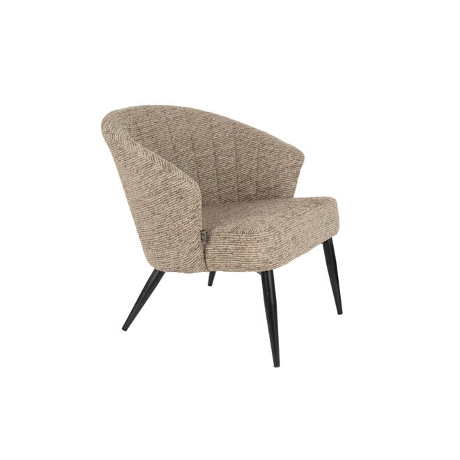 Lounge stoel Georgia Soft bruin