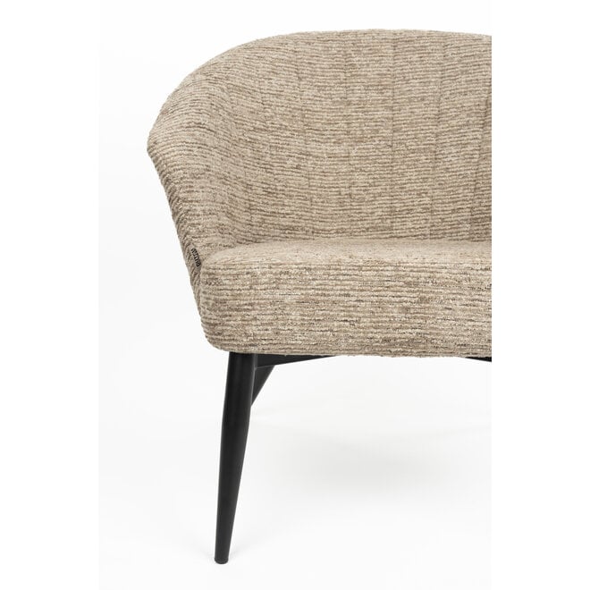 Lounge stoel Georgia Soft bruin