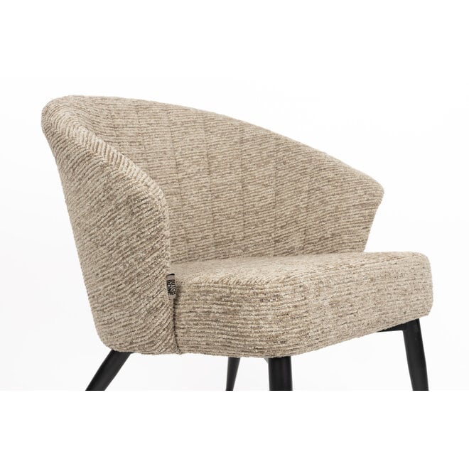 Lounge stoel Georgia Soft bruin