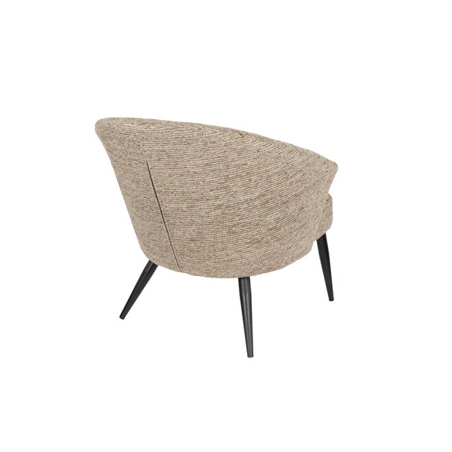 Lounge stoel Georgia Soft bruin