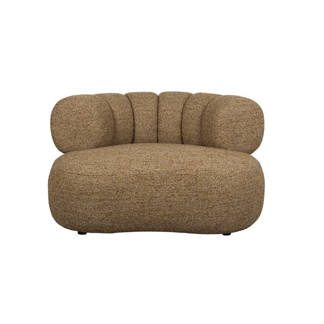 Lounge stoel Duvane bruin