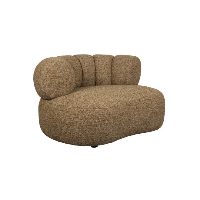 Lounge stoel Duvane bruin