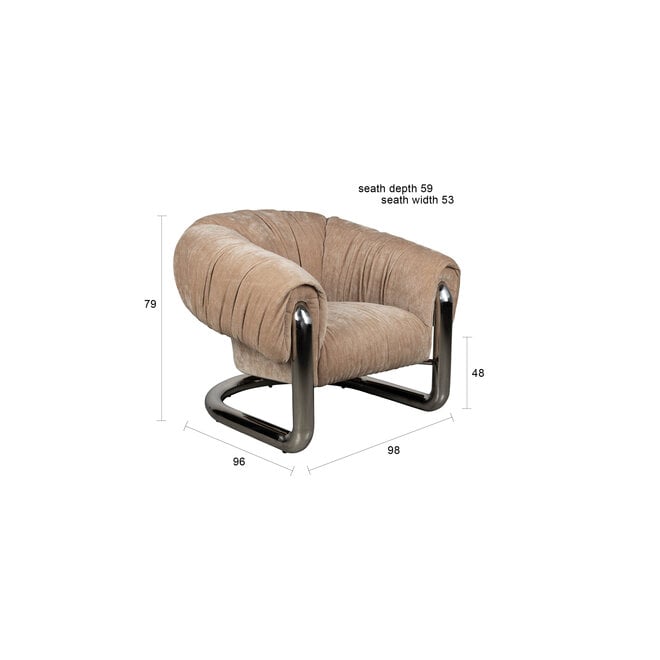 Lounge stoel Marly