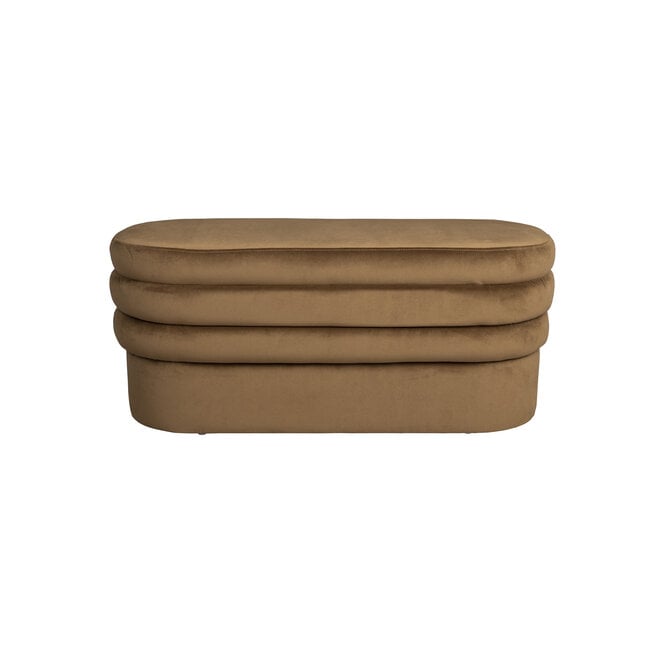 Bankje Aditi bruin