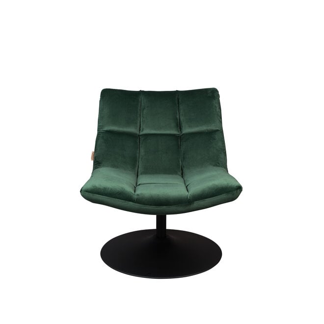 Lounge stoel Bar Velours groen