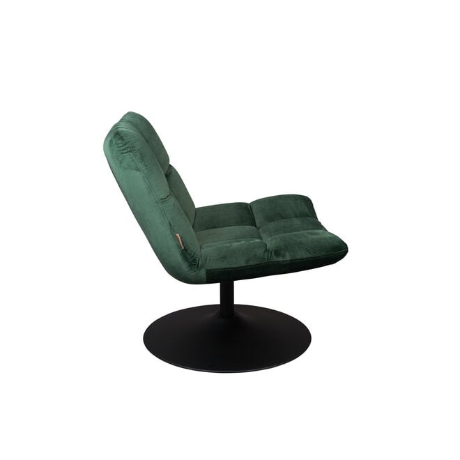Lounge stoel Bar Velours groen