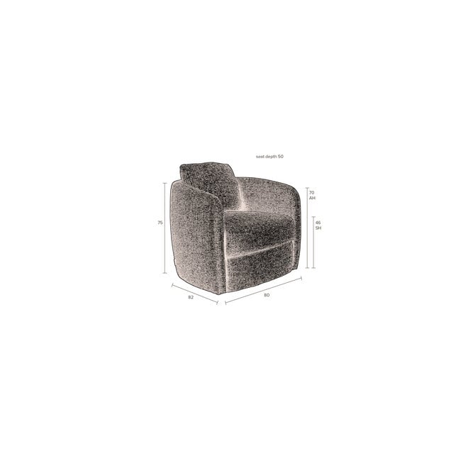 Lounge stoel Boho Stone