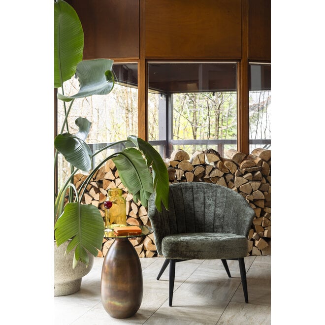 Lounge stoel Georgia groen