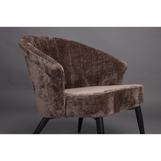Lounge stoel Georgia Purple