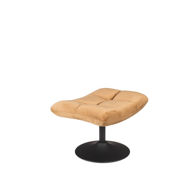 Hocker Bar Velours Golden bruin