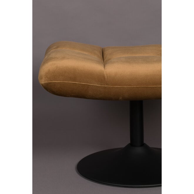 Hocker Bar Velours Golden bruin