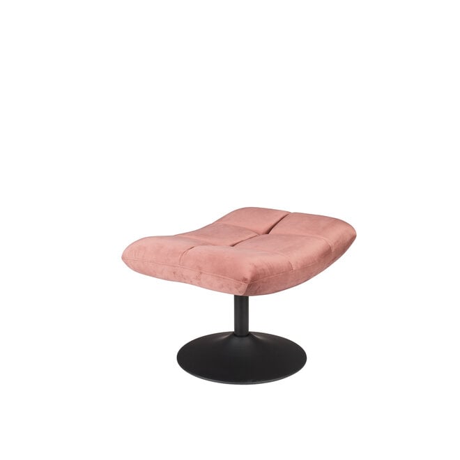 Hocker Bar Velours Old Pink