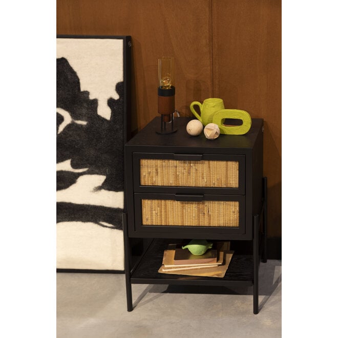 bijzettafel / Bedstand Yasu zwart
