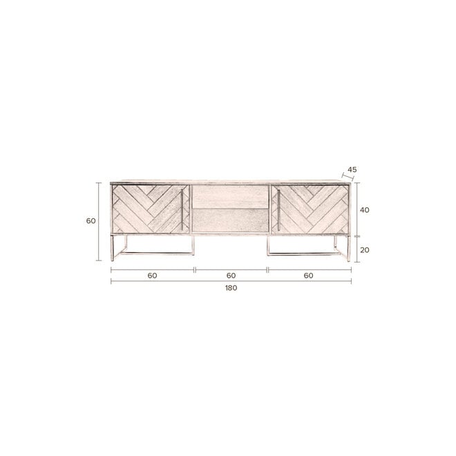 Dressoir Class Laag Oak