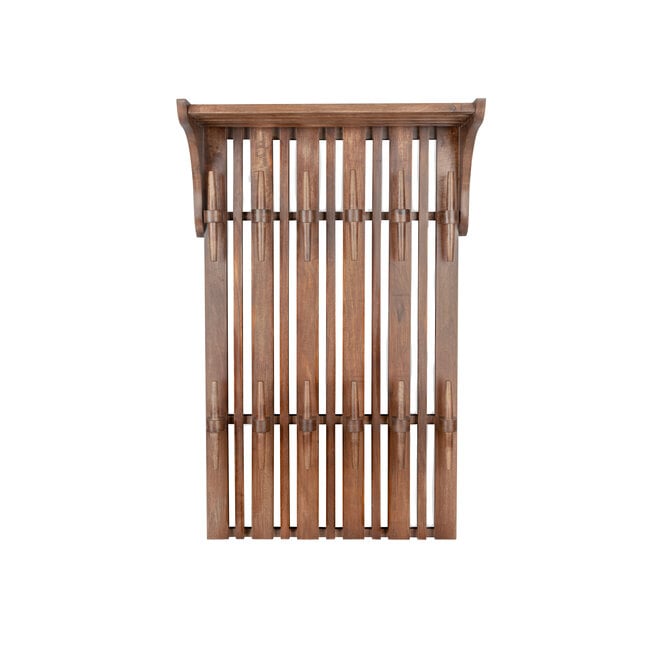 Wall Kapstok Wandplank Jakub Walnut