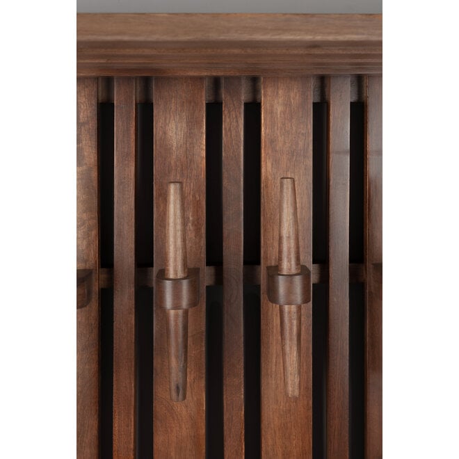Wall Kapstok Wandplank Jakub Walnut