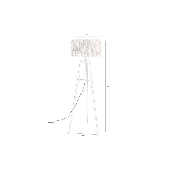 Vloerlamp Afra Orange