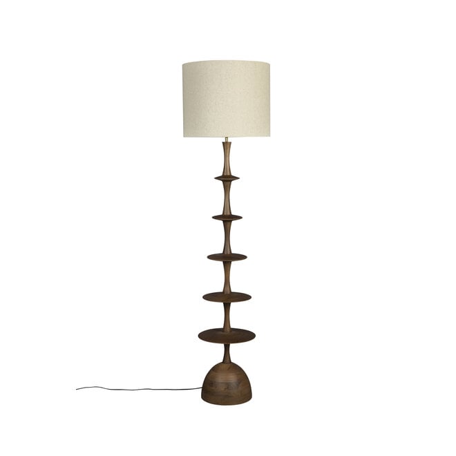 Vloerlamp Cath Walnut