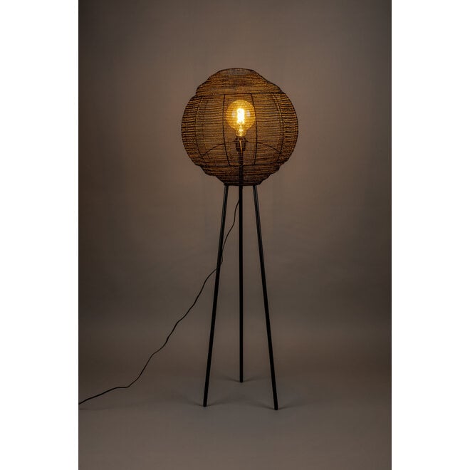 Vloerlamp Meezan zwart