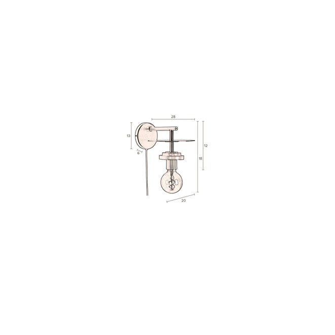 Wandlamp Aden Brass