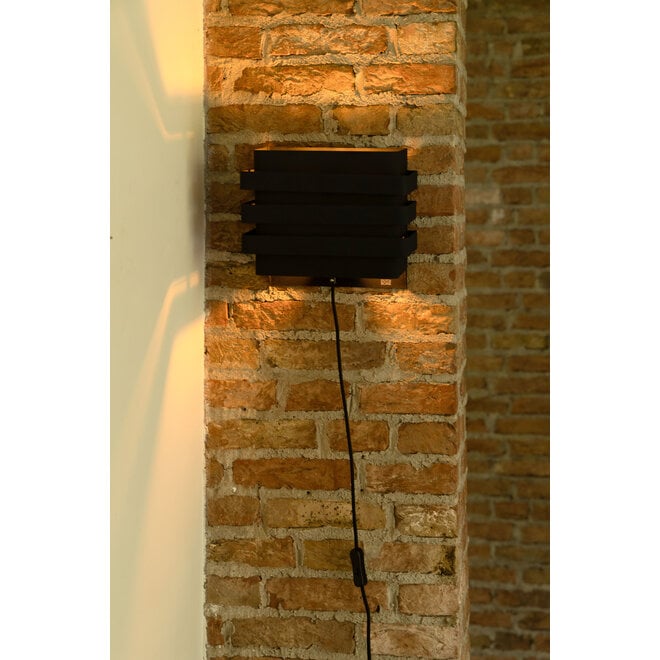 Wandlamp Dumont zwart