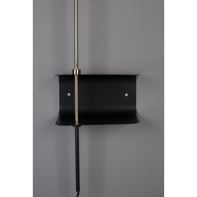 Wandlamp Shaw zwart