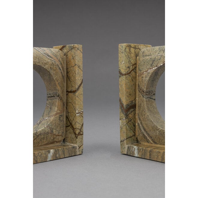 Book End Satpura bruin Marble (Set of 2)